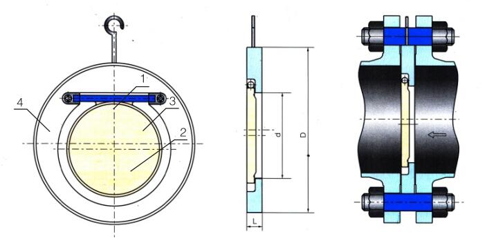 Marine Class 150 Plate Check Valve